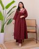 Women Designer Kurta Pant Dupatta Set Indian Bollywood Top Tunic Kurti Salwar Suit Dress