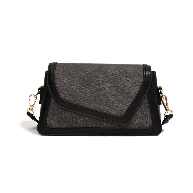 2024 New Vintage Square Crossbody Bag Simple Retro Shoulder Bag Women Fashion