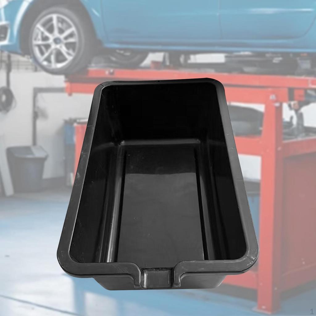 Oil Drain Pan Holder Easy To Clean Thickened 6L Capacity Collection Tray Container for Part