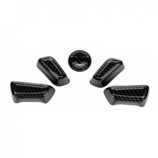 For Toyota Camry 2018- Power Seat Control Button Carbon Fiber Cover Trim New