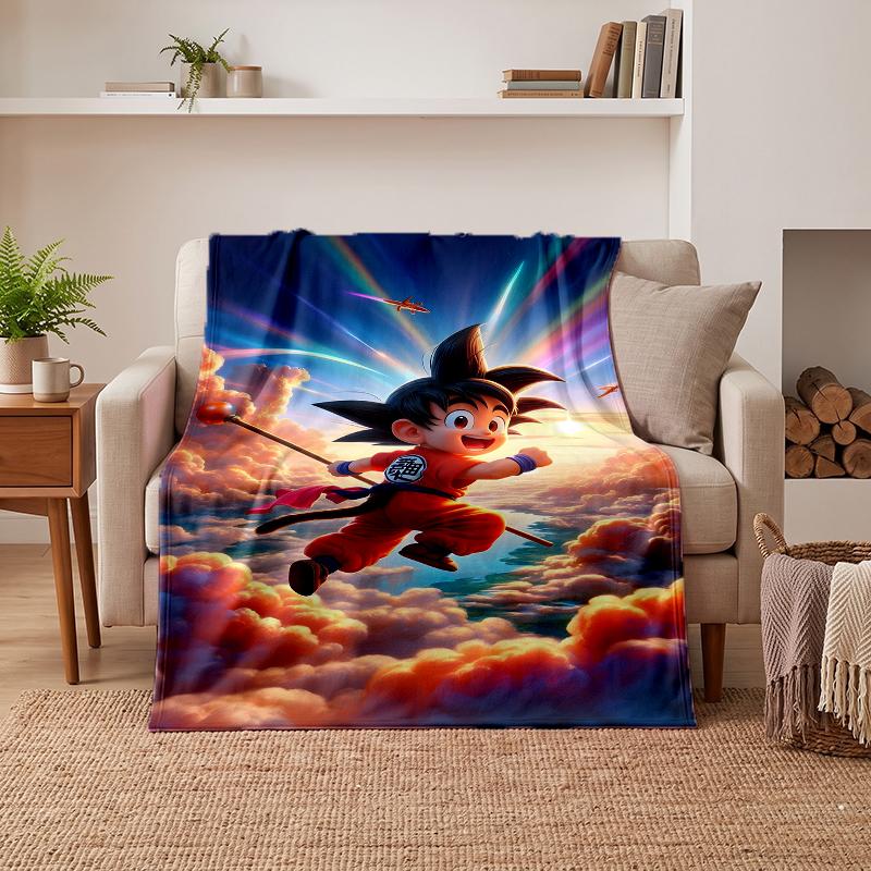 Dragon Ball Soft Warm Flannel Blankets Comfortable Blanket for Home Decoration Gifting