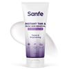 Sanfe Instantní samoopalovací a odstraňující gel na odumřelou kůži | 100 g | Balení na odstranění opálení | Odstraňovač opálení | Exfoliační sprchový gel | Sprchový gel | Tělový přípravek na odstranění opálení