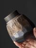 Vintage Ceramic Storage Jar Creative Stoneware Sealed Tea Jar Home Portable Candy Nuts Coffee Beans Medicinal Herb Storage Box