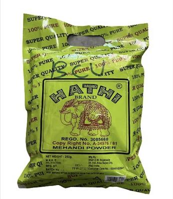 Mehendi: henna natural (250g), Mehandi Pó Hathi