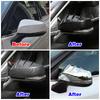 For Toyota Sienna 2024 2024 Carbon Fiber Color Side Mirror Cover Chrome Rear View Mirror Trim Exterior Color Change Sticker