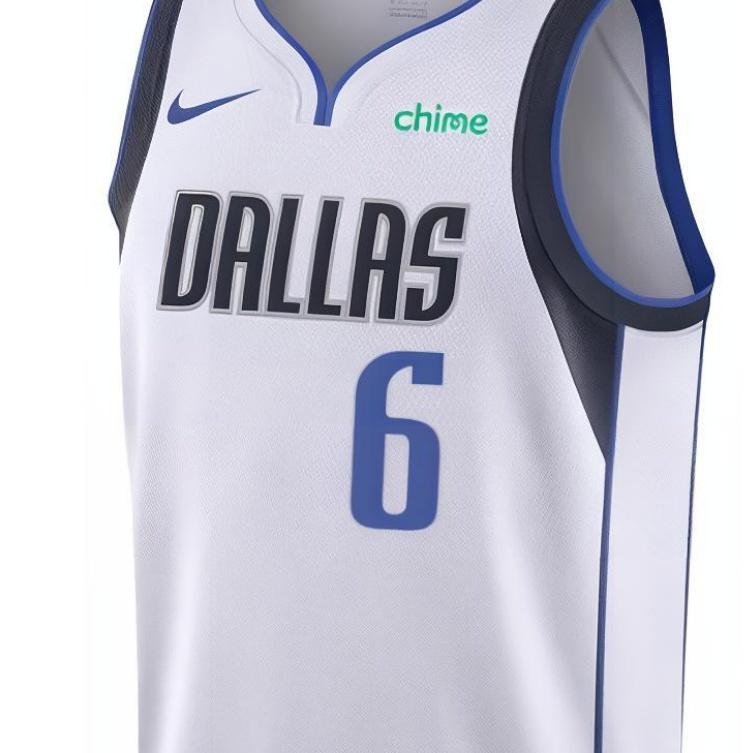 Nike X NBA Dallas Mavericks Jerseys 'Kristaps Porziis 6' Men's 864411-104