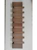 Solid Wood No-Drill Coat Hook & Wall Art for Entryway