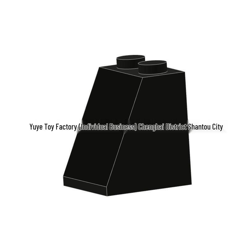 Small Particle-Compatible DIY 2x2x2 Slope Brick Educational Building Block Parts