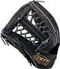 ZETT Winning Road Softballová rukavice pro černou Velikost 7 Všestranná Hody levou rukou, (1900), (BRGB33530F)