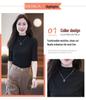 Modal Mid-Sleeve Women's Shirt - 2025 Spring/Summer Style, Five-Seven Sleeve Top, Casual T-Shirt.