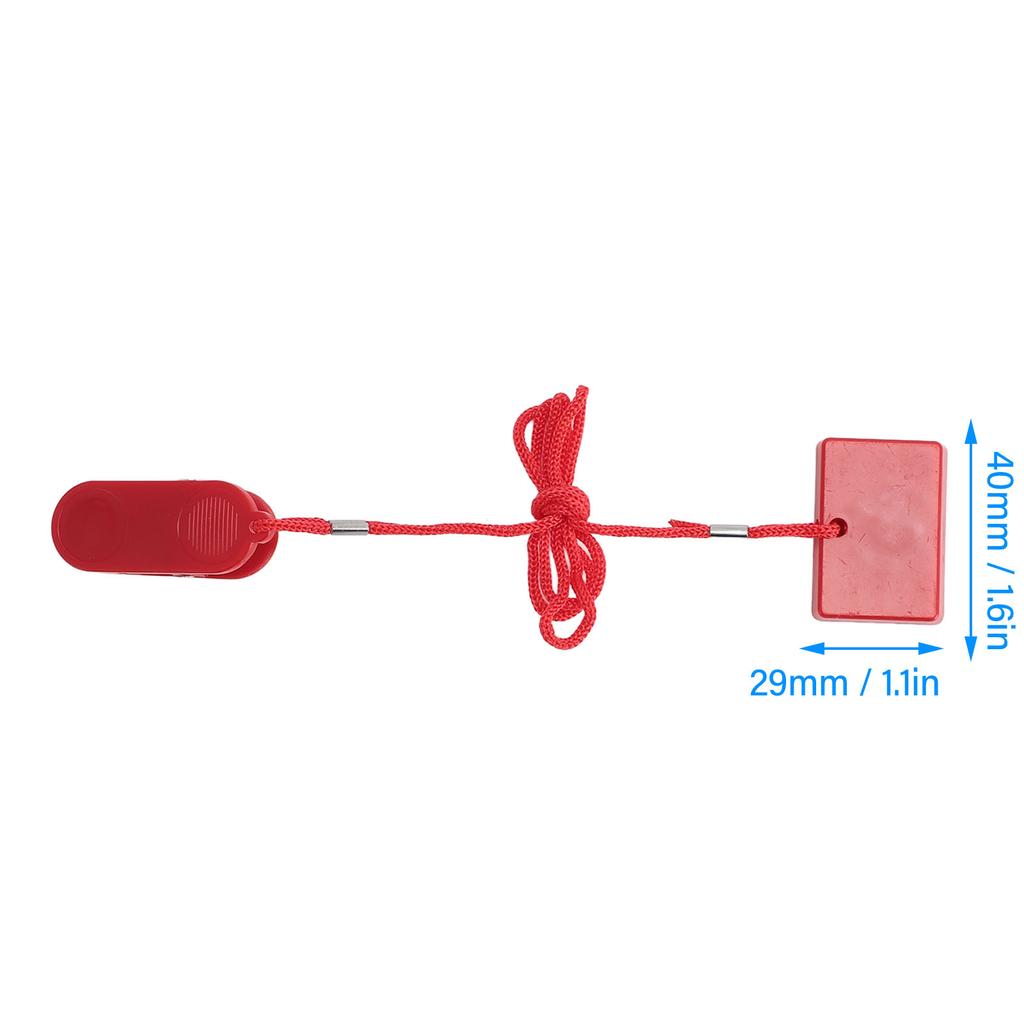 2pcs Treadmill Universal Safety Key Treadmill Magnetic Safety Switch Replacement for Running Machine