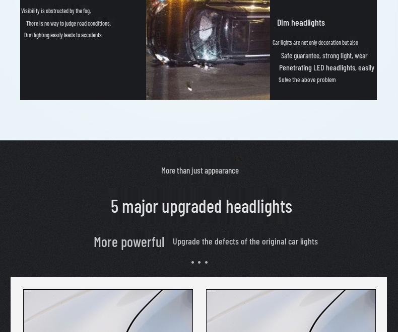 09-11 Toyota Highlander Matrix LED Headlight Assembly with Ice Blue LED DRL