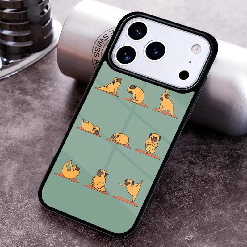 

CUTE PUPPY PUG DOG MOPS Phone Case For iPhone 17 16 15 14 13 12 11 Pro Max Plus 17Air Soft Silicone Cover iPhone 15 Plus