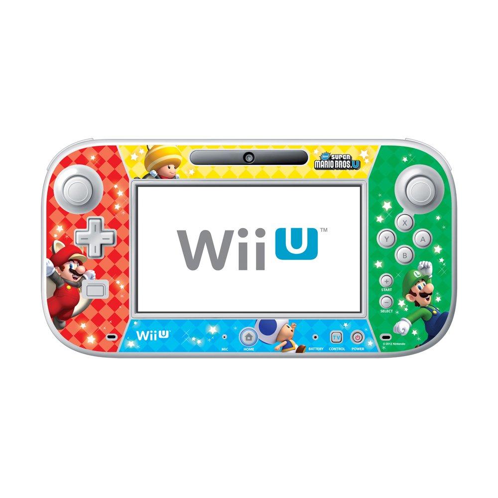 Officially Licensed Nintendo New Super Mario U Decoration Sticker Set for Wii U GamePad Bros. (variety)