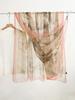 Summer new soft yarn silk scarf large size printed beach scarf rose travel vacation sunscreen scarf spot