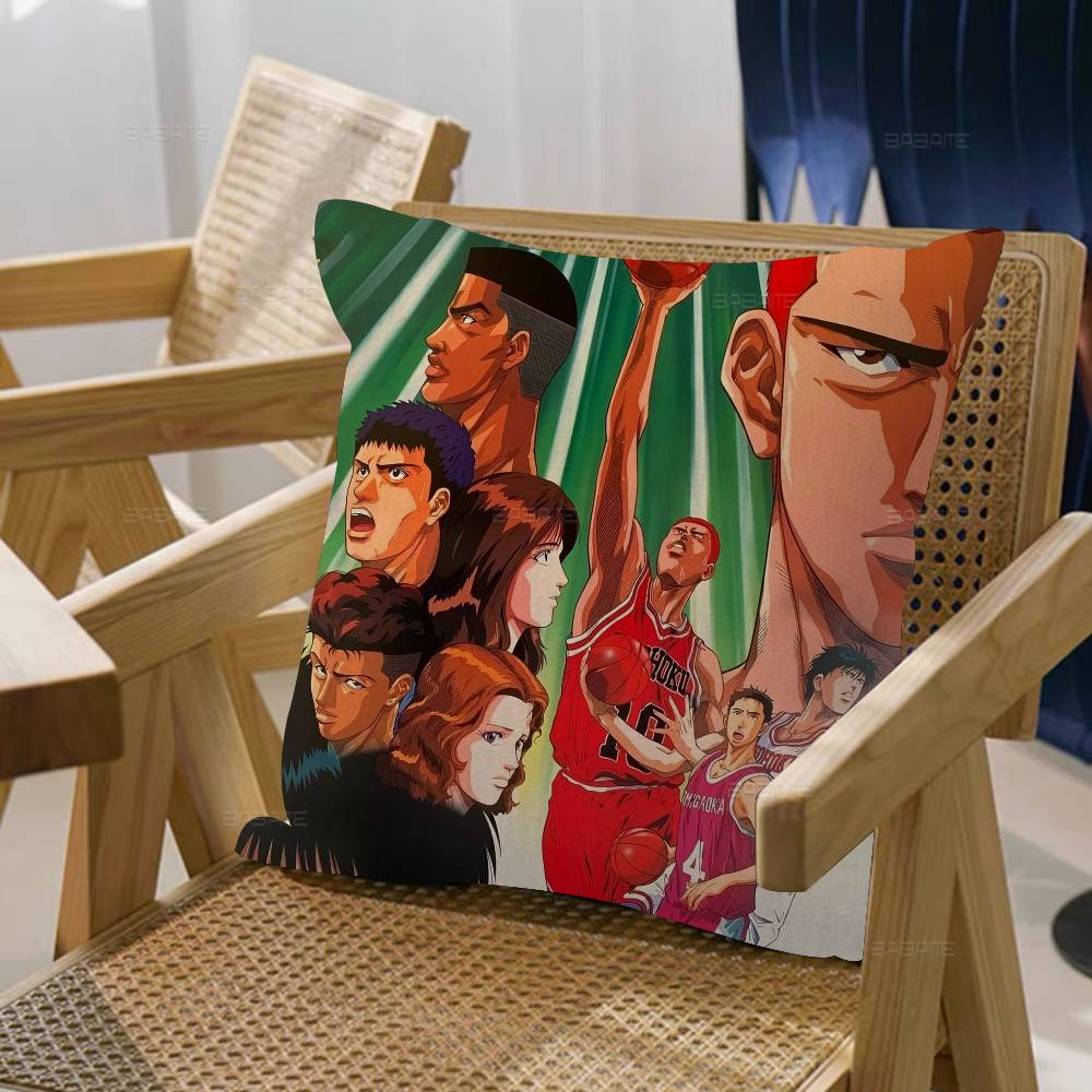Japanese Comics S-SLAM D-DUNK Cushion Cover Pillowcase Upholstery Sofa Throw Pillow Home Decor Pillowcas