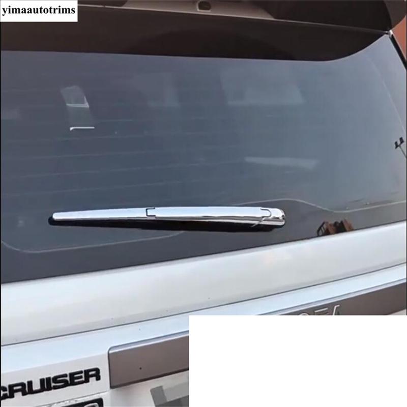 Rear Windshield Window Windscreen Rain Wiper Cover Trim ABS Chrome Accessories For Toyota Land Cruiser 250 Prado LC250 2024 2025