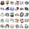 50 Halloween Groovy Skull Cartoon Stickers: DIY Phone Case & Notebook Decorations