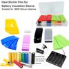 25-100PCS 18650 Battery Wrap PVC Heat Shrink Tubing Pre-cut Precut ZP