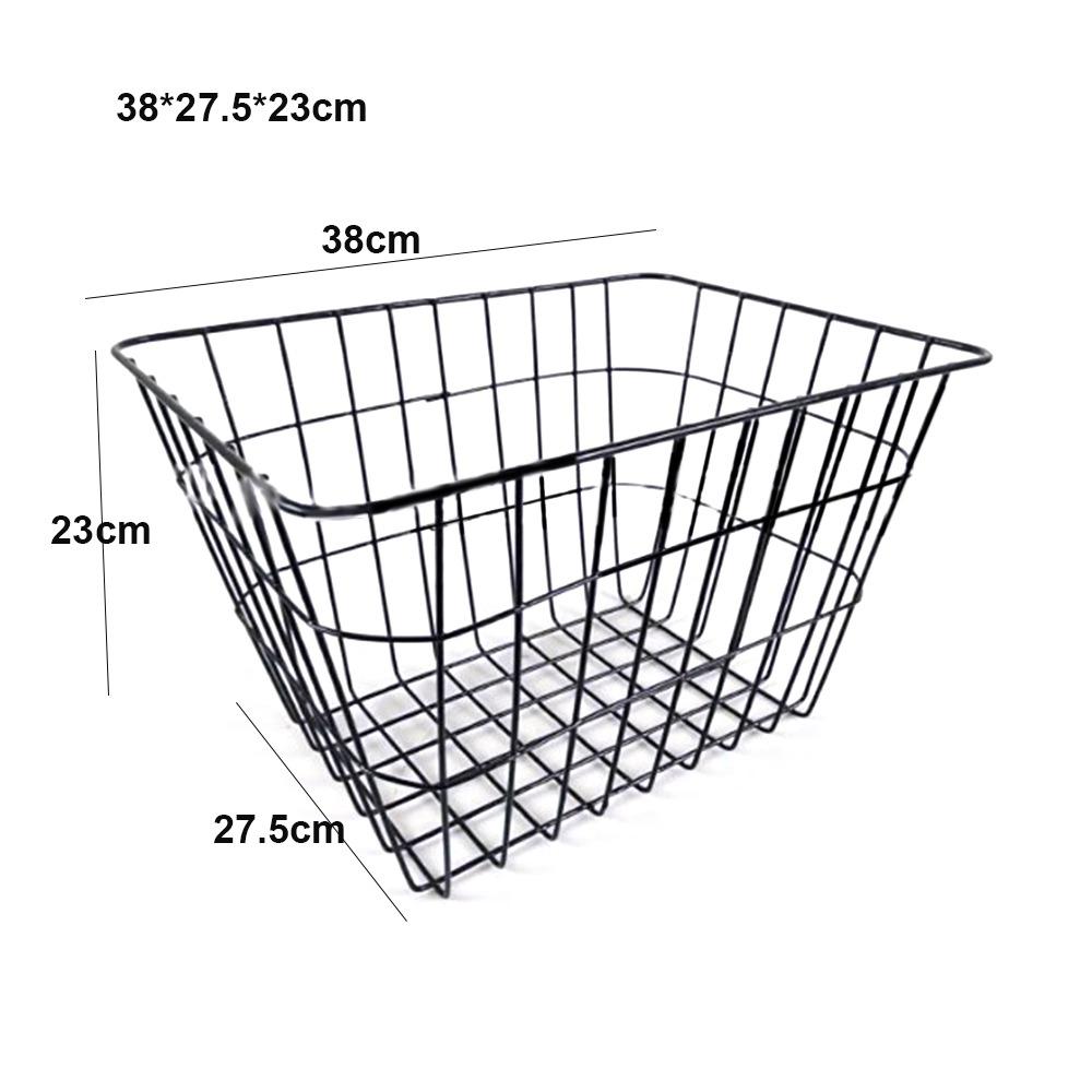 Fixed Durable Mountain Bike Basket Bike Rear Basket  Children's Folding Bike Accessories