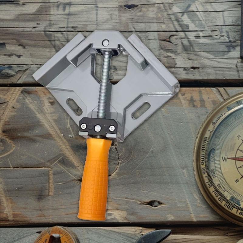 Corner Clamp 90 Degree Right Angle Clamp Adjustable Woodworking Projects Positioning Square for Framing Welding