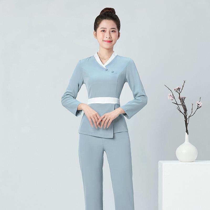 High-End Ladies Spa Technician Uniform: Spring/Summer Collection