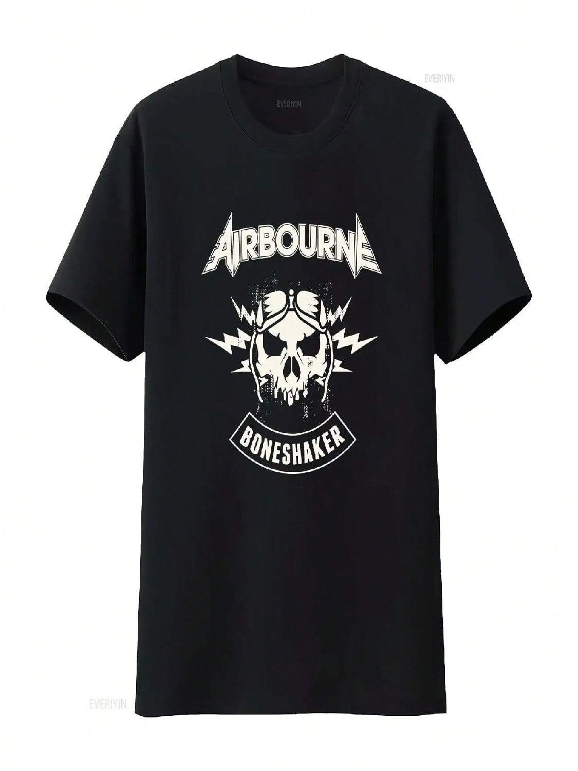 Airbourne T Shirt R n Boneshaker Back Print Vintage Washed Unisex Stylish Stretched Comfortable Streetwear Breathable S разноцветный