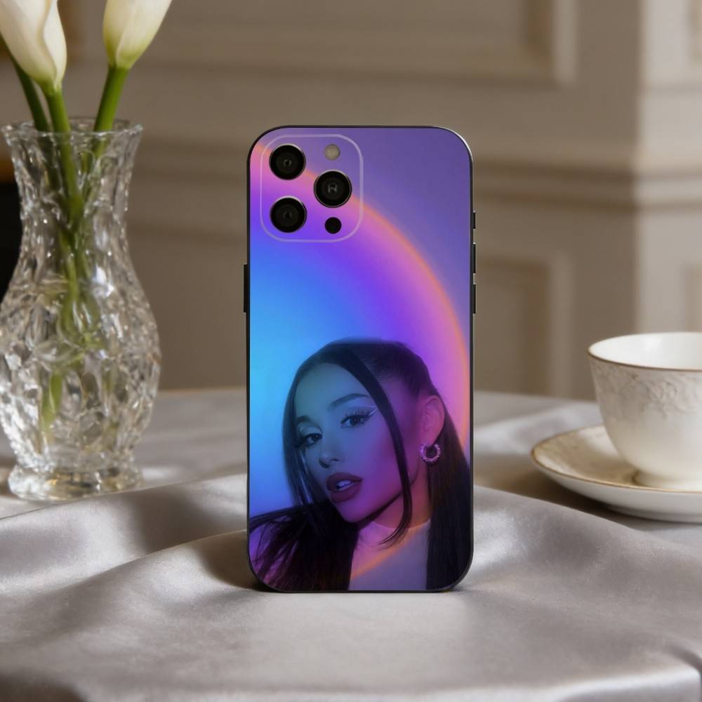 

A-Ariana Singer G-Grande YesS Phone Case For iPhone 17,16,15,14,13,12,11 Plus,Pro Max,XS,Soft Silicone Black Cover iPhone14Pro