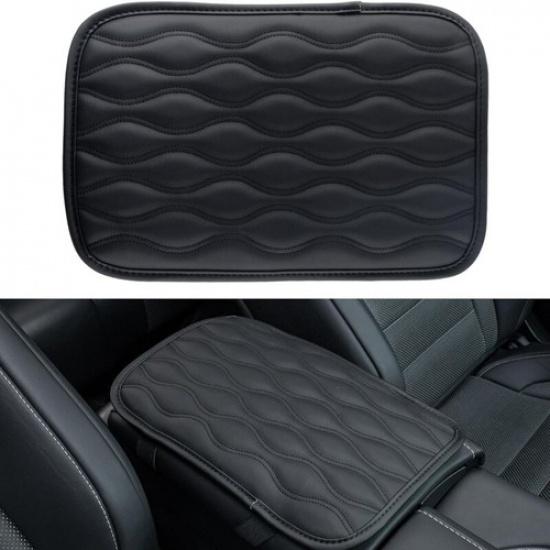 Universal Car Armrest Pad Cover Center Console Seat Box PU Leather Cushion Mat
