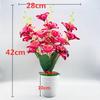 Potted Simulation Daffodils Artificial Artificial Flowers And Bonsai Plants
