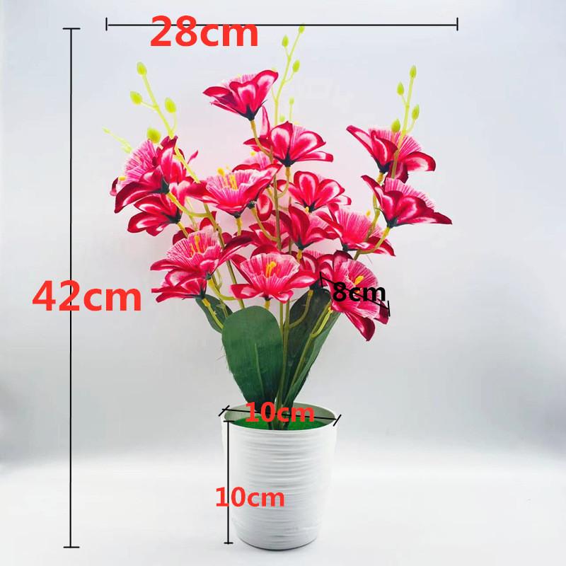 Potted Simulation Daffodils Artificial Artificial Flowers And Bonsai Plants