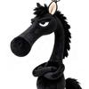 Yousheng Plush Horse Keychain Stuffed Cool Black Horse Pendant 2026 Year of The Horse Mascot Bag Charm for Backpack Purse Wallet Handbag