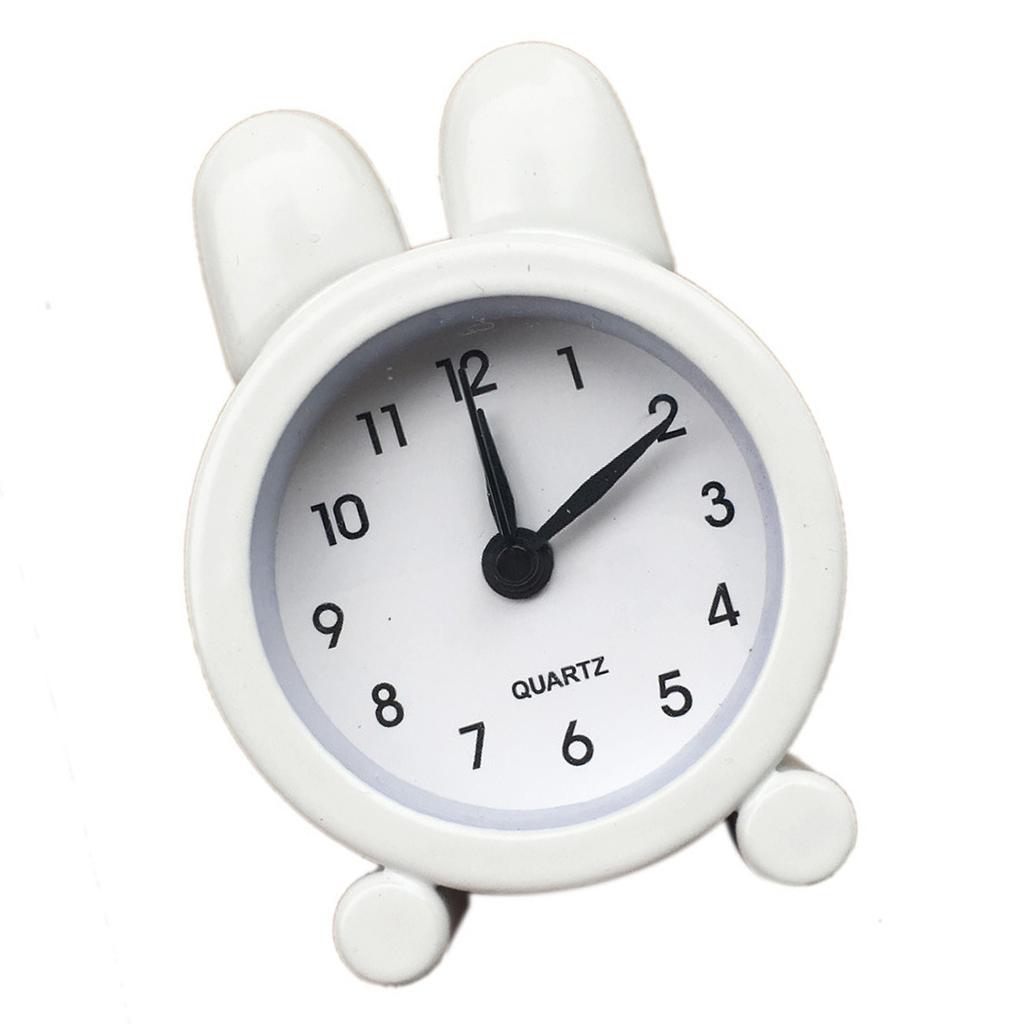 Minimalist Bunny Alarm Clock Quiet Desk Alarm Clock for Children and Teens Adds Fun To Home Decoration