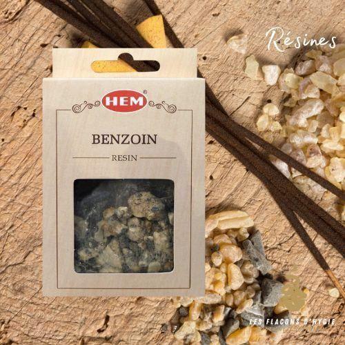 Encens - HEM - Benjoin - Résine Naturelle - 30g - Mixte