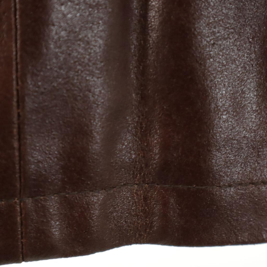 FUBU Midi length leather skirt 5 Brown Women Used