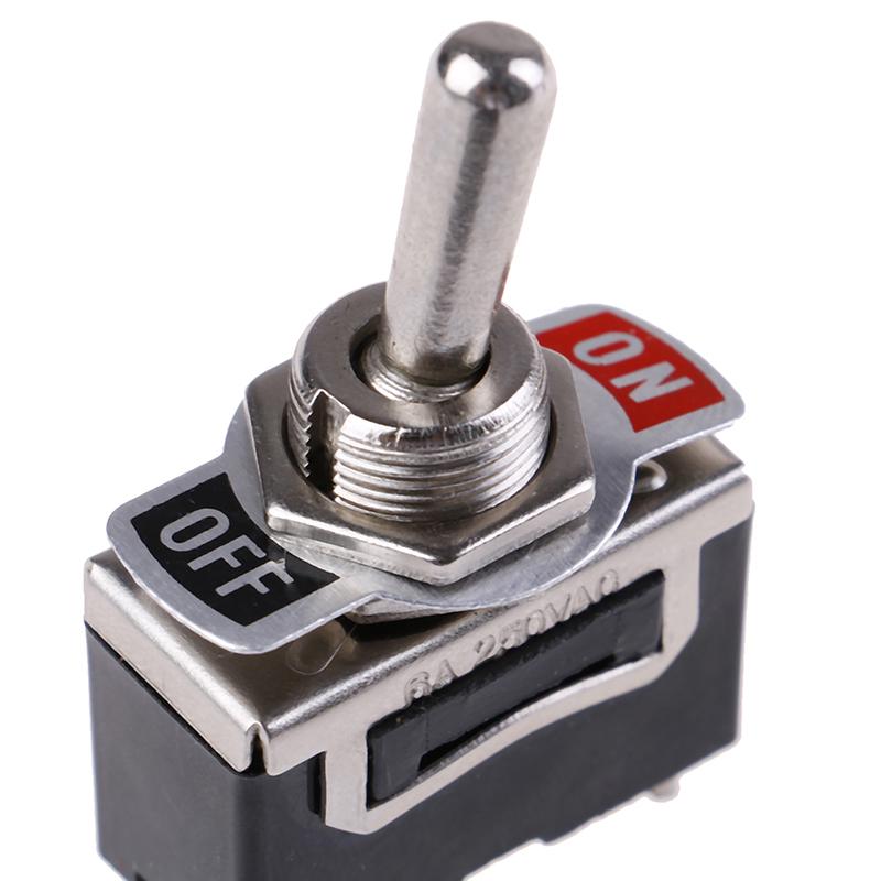 Toggle Switch Cover On/Off Switch Metal Lever Car Dash Light With Missile Cover