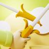 Banana Toy Sword Retractable Sword Simulated Banana Toy Knife Gravity Sensor Fun Creative Decompression Toy for Adult Kids
