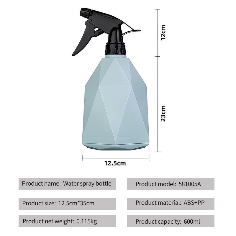 600ml Plant Flower Herb Sprayer Adjustable Head Gardening Manual Tools Household Garden Watering Irrigation Tools синий