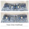 Women's Seamless Elastic Belt for Jeans - Invisible, No-Buckle, Summer Fashion Accessory