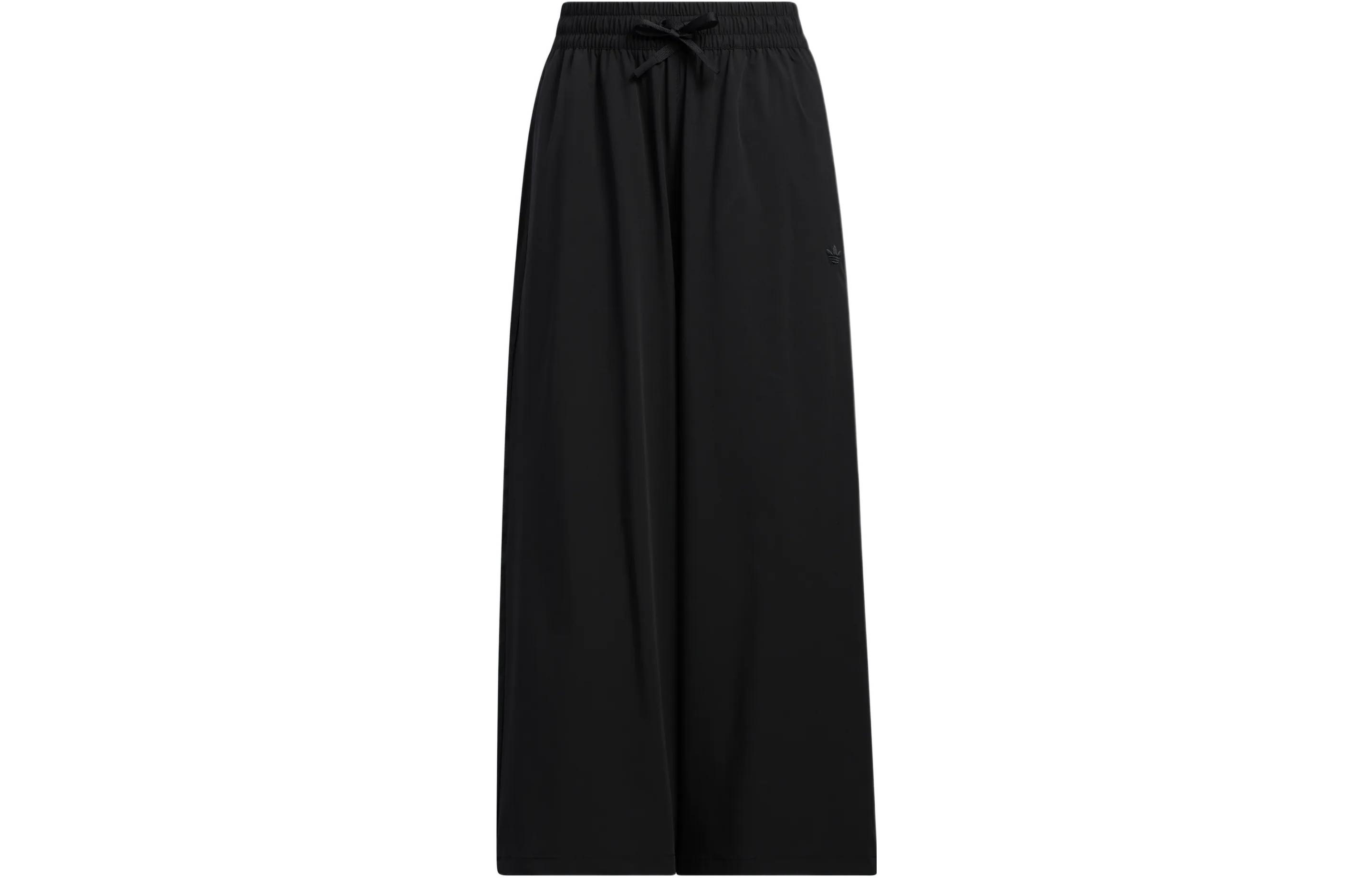 

Adidas Originals Knitted Sweatpants Women s Black Moderate Straight Fit Pants HR3481 L