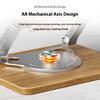 J31 Foldable Laptop Cooling Stand Metal + Wood Adjustable 360-Degree Rotating Notebook Bracket