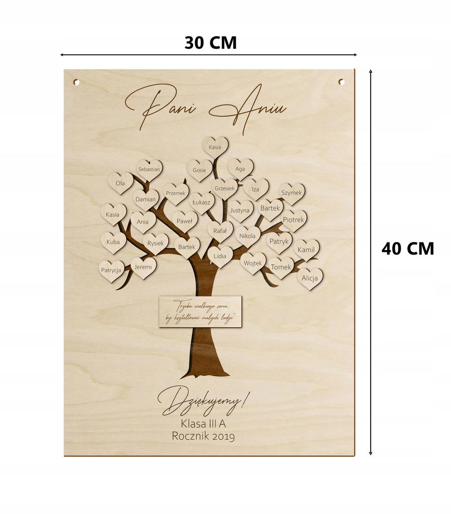 Personalized Thank You Frame for Teacher's Day End of Year
