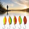 10PCS 3.5g Fishing Spoon Lures Metal Fishing Baits Durable Spinner Bait  Freshwater Fishing
