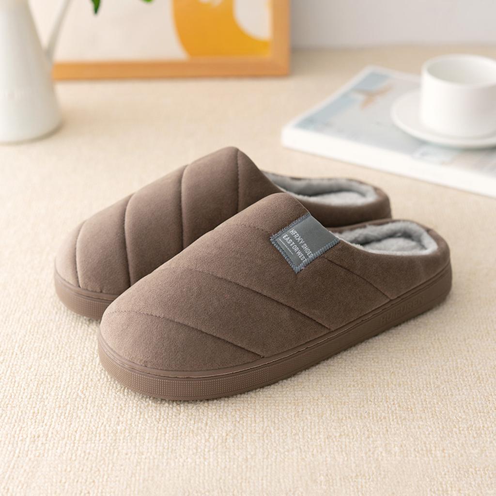 Slippers for Women Indoor Outdoor Couple Ladies Winter Indoor Home Plus Velvet Warm Thick Slippers for Women Fuzzy Hard Bottom