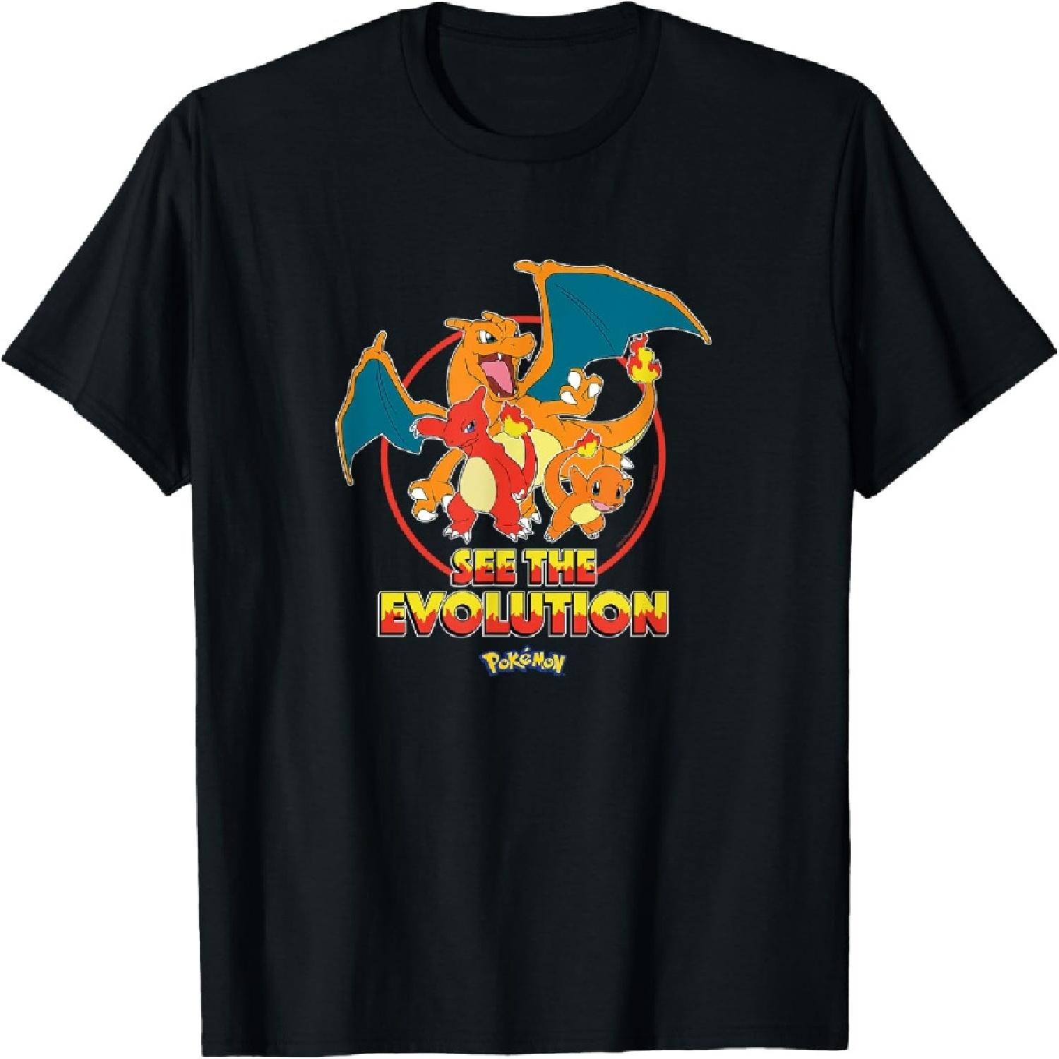 

Pokémon - Charmander See The Evolution T-Shirt XXXXXL різнокольоровий