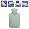 Hot Water Bottle Portable Thickened Water Injection 500ml Warm Water Bag for Warm Feet Cold