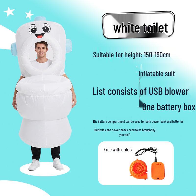 Inflatable Adult Mascot Costume for Creative Dance and Pranks