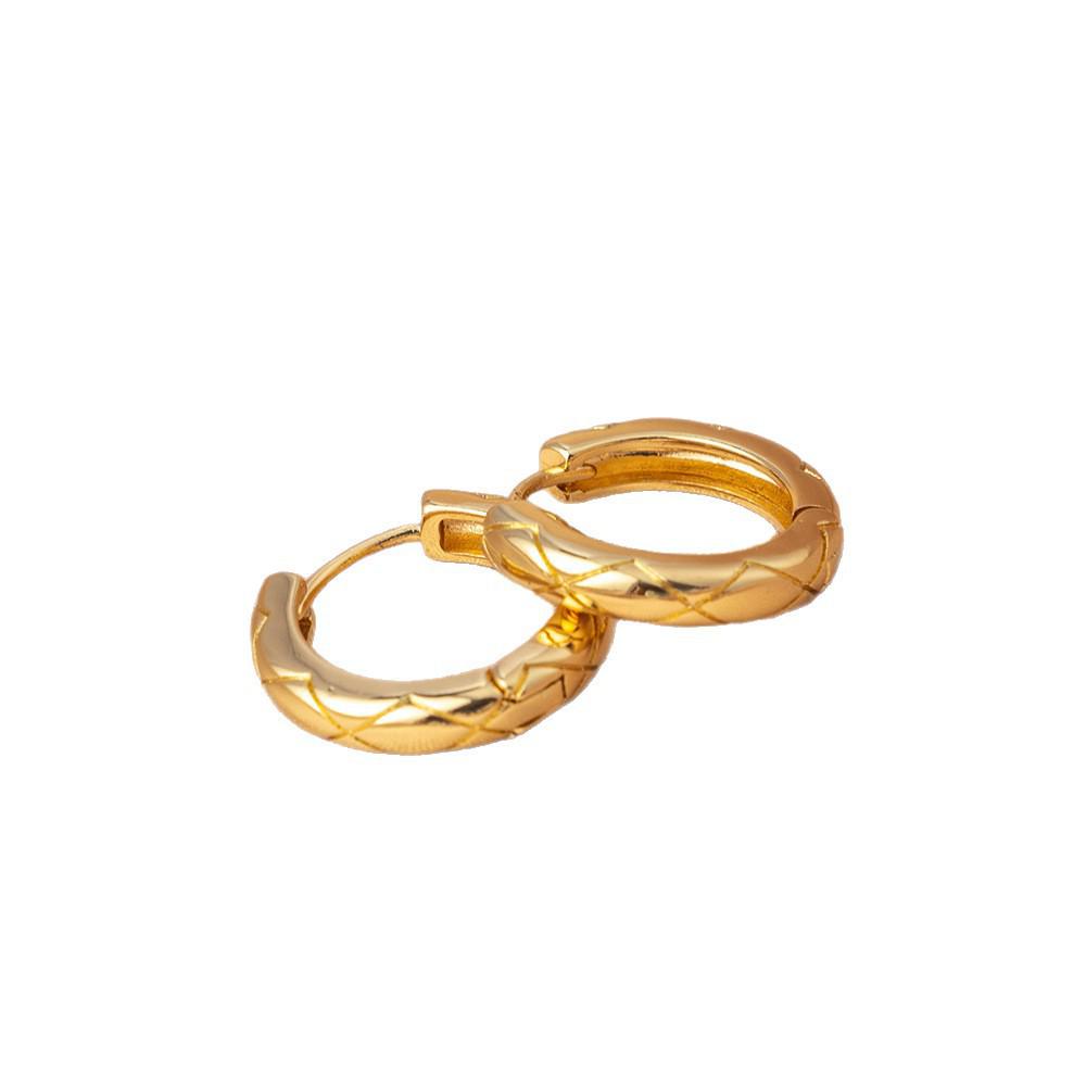 Elegant Silver Hoop Earrings for Women - Light Luxury Statement Design