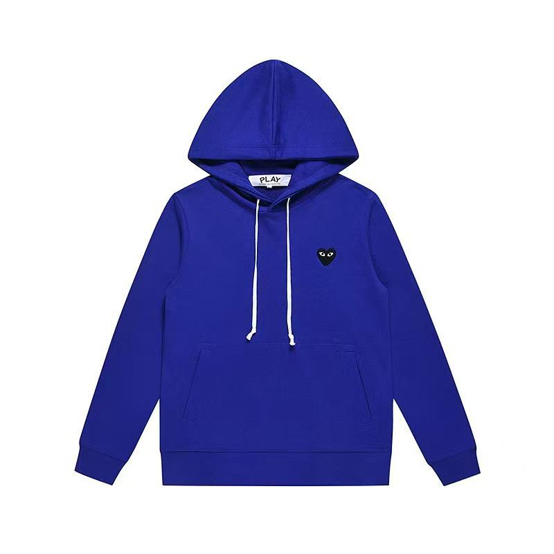 Chuan Jiu 2024 A/W Heart Hoodie: Unisex Stand Collar Zipper Pullover with Drawstring Hood