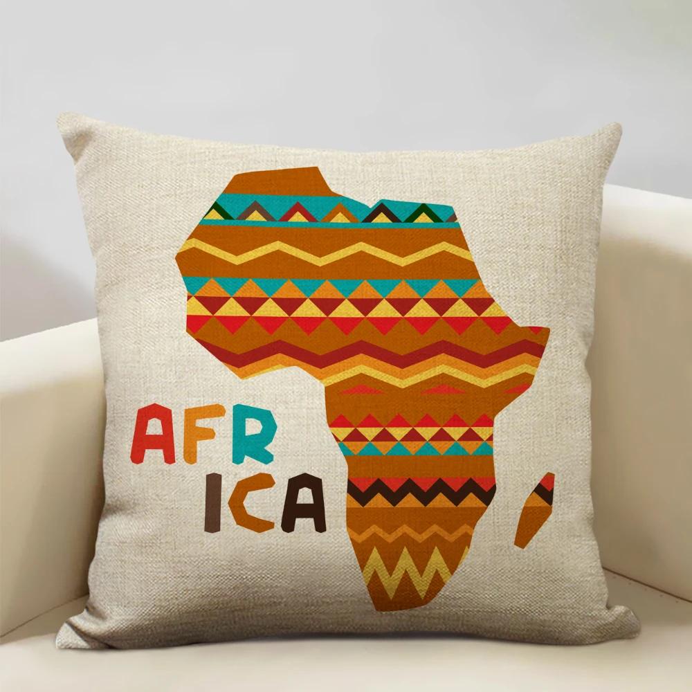 Ethnic Tribe Decorative Throw Pillow Case African Pattern Cushion Cover Home Sofa Decor Pillowcase Universal in All Seasons